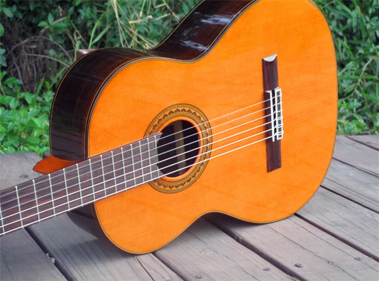 39 дюймовая испанская гитара ручной работы акустическая VENDIMIA из твердого