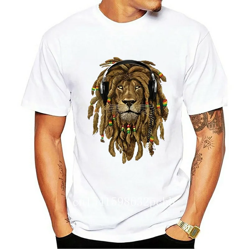

New Art T Shirt Lion Music Hip Hop Indiana T Shirt Men's Dignified Couple Fashion Street Animals