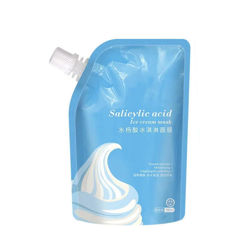

Salicylic Acid Ultra Cleansing Mask Ice Cream Mask Fades Acne Marks Blackheads Moisturizing Cleansing Shrinking Pores @M