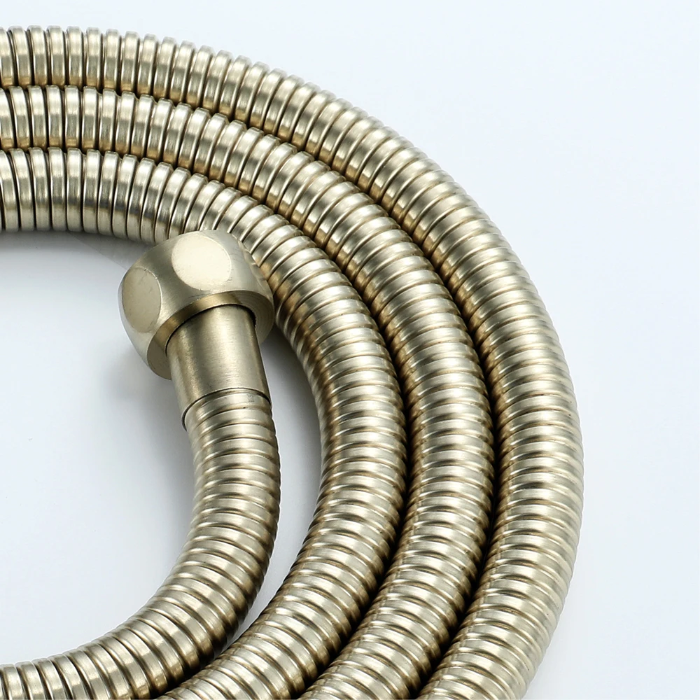 

HIDEEP 1.5m Shower Hose Stainless Steel Zirconium Golden Plumbing Hoses Bathroom Shower Accessories
