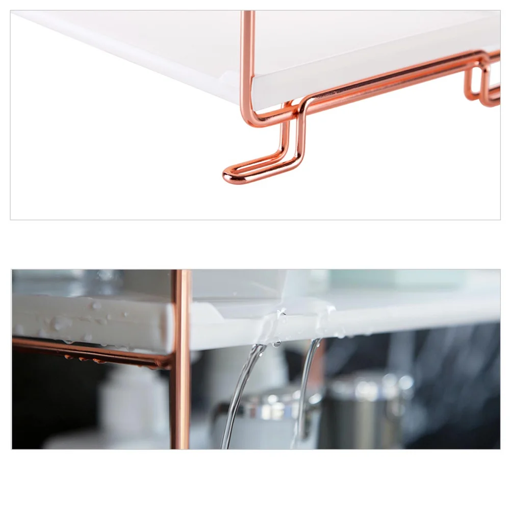 

A1 Bathroom shelf copper-plated floor wash rack Bathroom supplies toilet multi-layer storage rack wx11171415