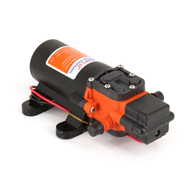 DC 12V 24V 40PSI 3.8L/мин воды высокой Давление мембранный самовсасывающий насос машинка