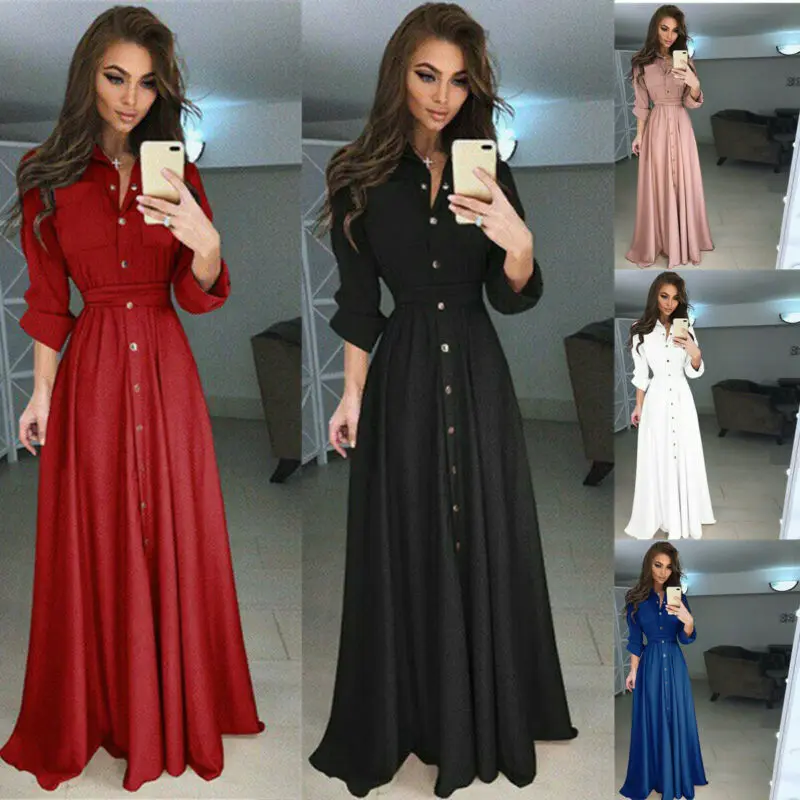 Осеннее офисное платье-рубашка новое женское богемное Цветочное платье с