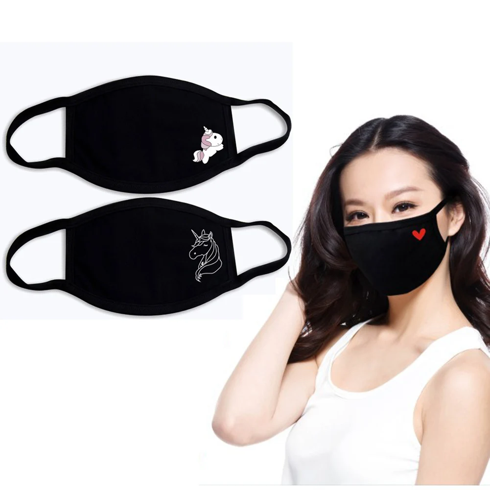 Стирающаяся маска на лицо для мужчин и женщин хлопковая Ветрозащитная с