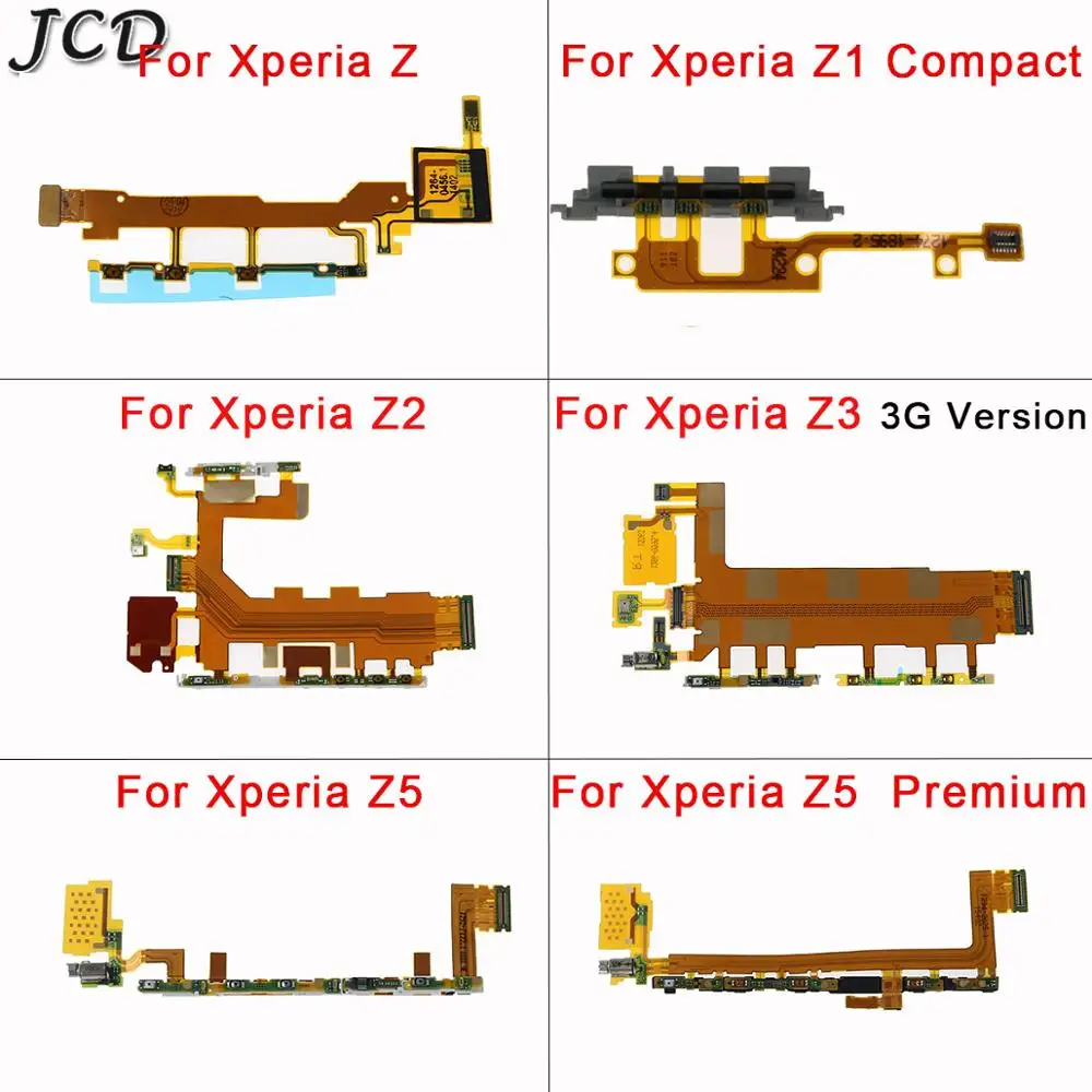 JCD для Sony Xperia Z Z1 Z2 Z3 Z5 Compact Premium Plus Оригинальная док станция зарядки ЖК разъем