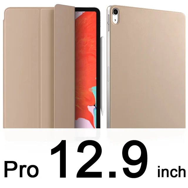 Gold for Pro12.9 Ультра тонкая магнитная смарт-чехол для Apple Ipad 2/3/4 с дисплеем Retina Дисплей кожаный чехол для Apple Ipad 2 Ipad 3 Ipad 4 - Цвет: Gold for Pro12.9