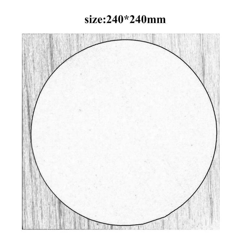 

2Pcs/Set Round Non-Stick Heat Resistant Pan Mat Reusable Round Pan Pad Mat For BBQ Grill Mat Dia 24cm Kitchen Cooking Tool Drop