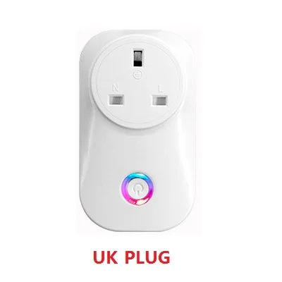 UK PLUG Быстрая Wi-Fi интеллектуальная розетка ЕС Великобритания США Австралия BR FR JP Israel Plug 10A дистанционное управление умная работа для Alexa Google Home IFTTT - Цвет: UK PLUG