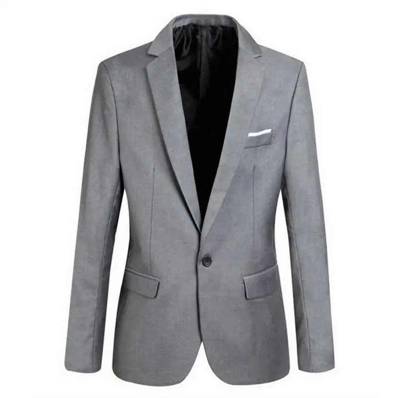 

Men's Casual Blazers Jacket Coats Men Business Nice Vogue Blazer Suit Masculino Slim Fit Clothes Hombre Terno Heren Colberts