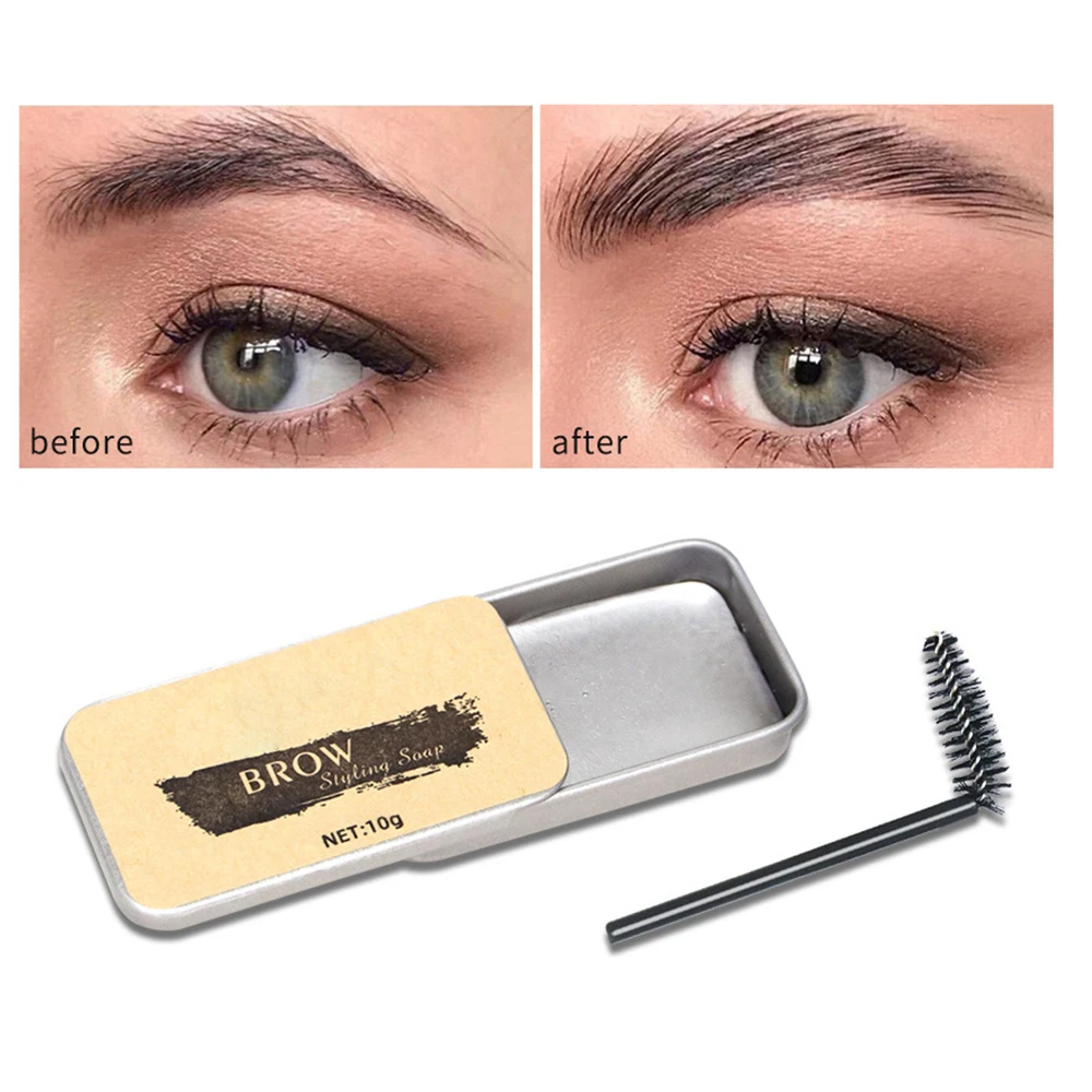 Натуральный Крем для макияжа бровей Стайлинг волокнистое увлажняющее