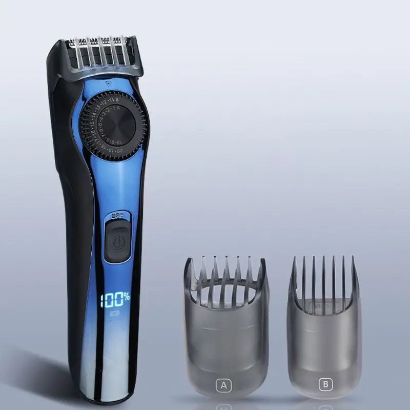 

Professional Hair Clippers Men Electric Beard Trimmer Barber Grooming Kit Rechargeable Cordless Cutting Machine