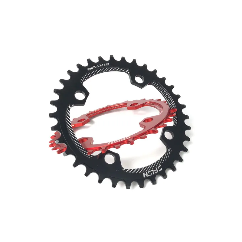 SFISH bcd96 ножничная пластина симметричная 32t 34T 36t 38t al7075 CNC Vickers Dureza 15 + MTB | Спорт и