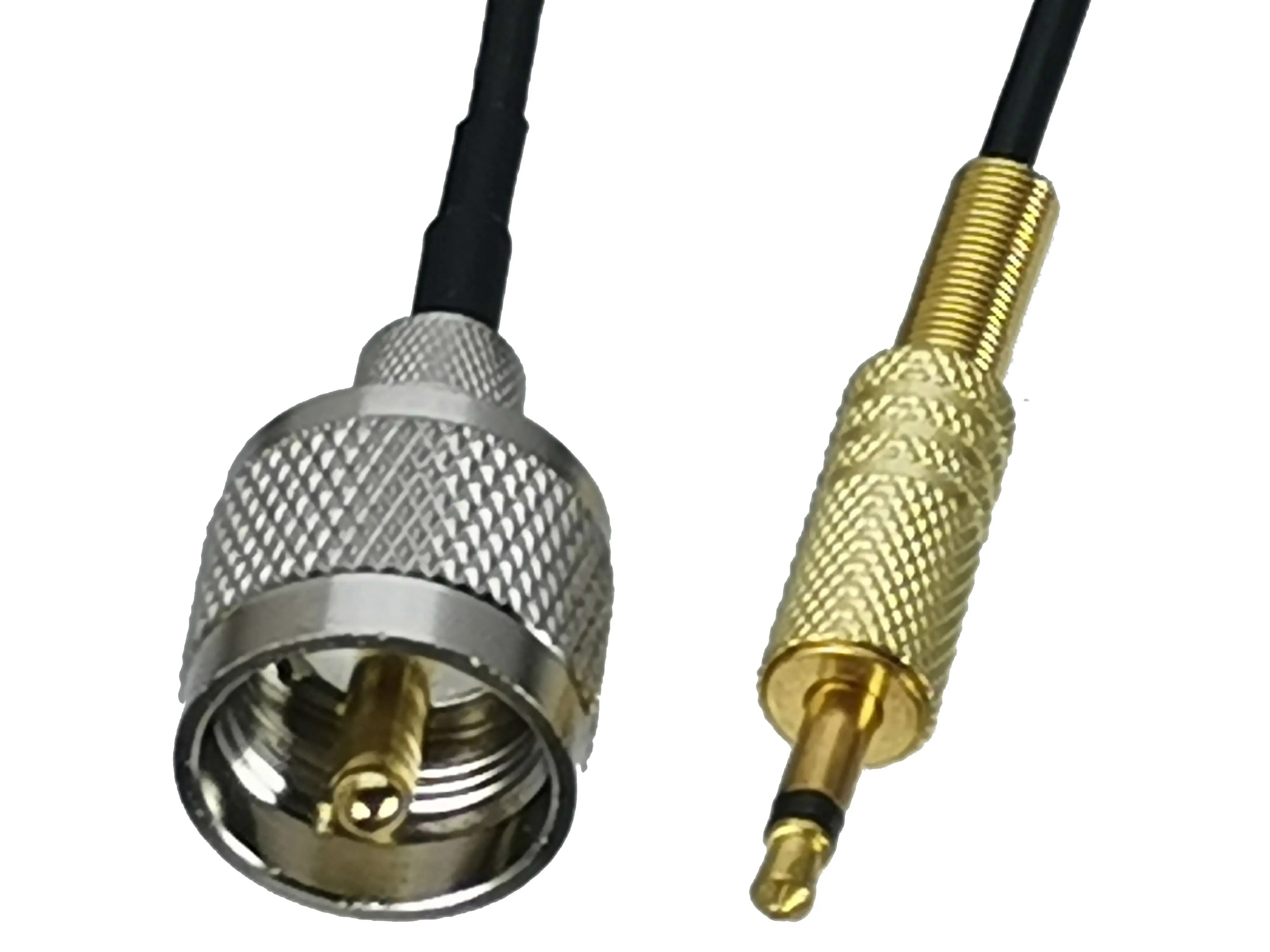 1pce 3 5 мм моно 1/8 &quotразъем к PL259 UHF для фотоантенны RG174 кабель 6 дюймов ~ 10 футов |