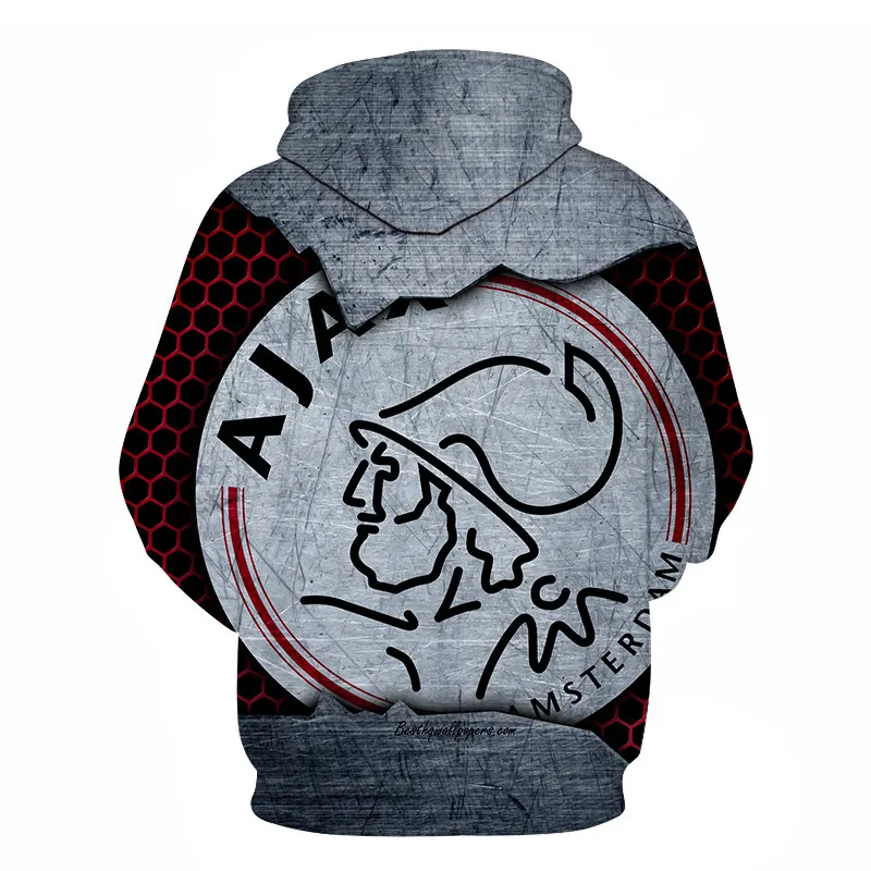Ajax толстовки Осенние мужские пуловеры мужские пальто Повседневная мода Футбол Ajax печать 3D толстовки унисекс хип хоп с капюшоном S-6XL