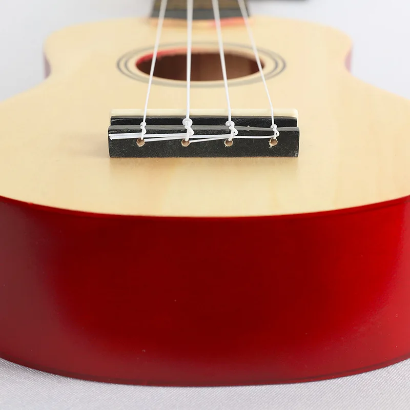 Миниатюрная гитара укулеле с четырьмя струнные Elm детская игрушка 21-дюймового