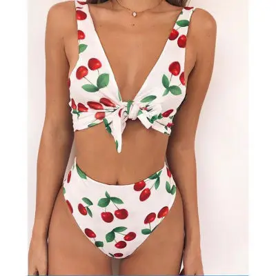 

Swimwear Woman Swimsuit Sexy Bikini 2020 New Push Up Bikini Set Bathing Suit Women Print Floral Beachwear Biquini Two Piece Suit
