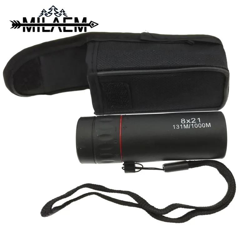 

High Definition Monocular Telescope HD 8*21 Waterproof Mini Portable Military Zoom 8X Scope For Travel Hunting