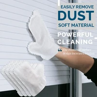 2010pcs cleaning duster gloves fish scale disposable easy remove dust gloves bamboo fiber gloves kitchen garden accessories