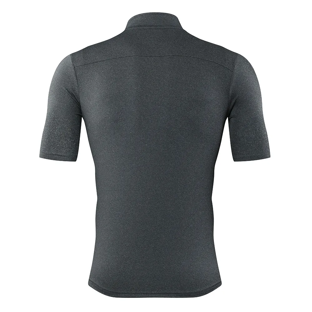 Men's Dry Fit Compression Shirt Fitness Rashguard Short Sleeves Running Clothes Gym T Shirt Sport Football Muscle Shirts Men