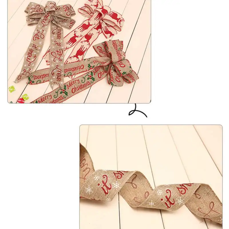 30 *22cm Christmas Bowknot Tree Decoration Xmas Bow Ornament Wedding christmas decorations for home navidad | Дом и сад
