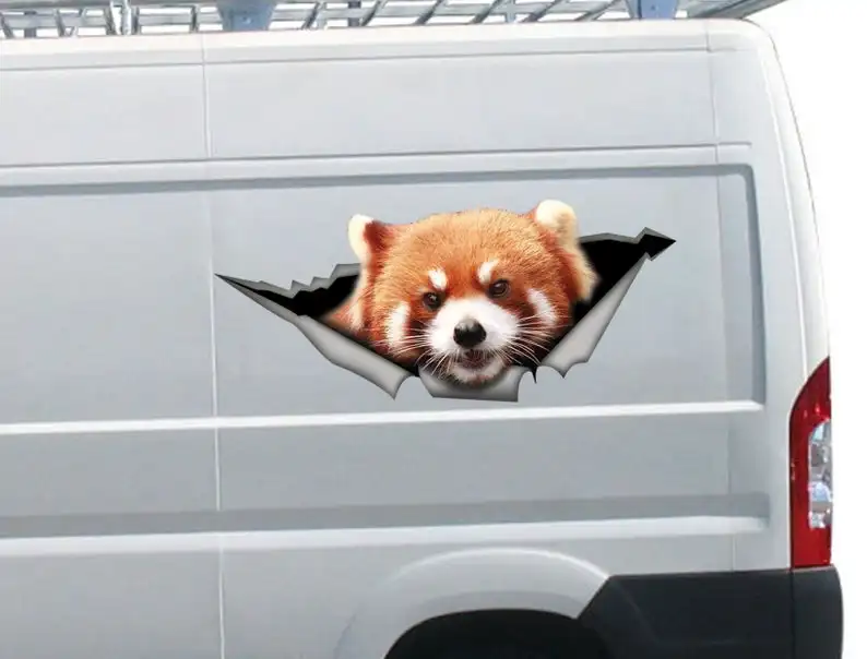 

2021 Sticker / Red Panda car , car sticker, panda sticker , animal sticker
