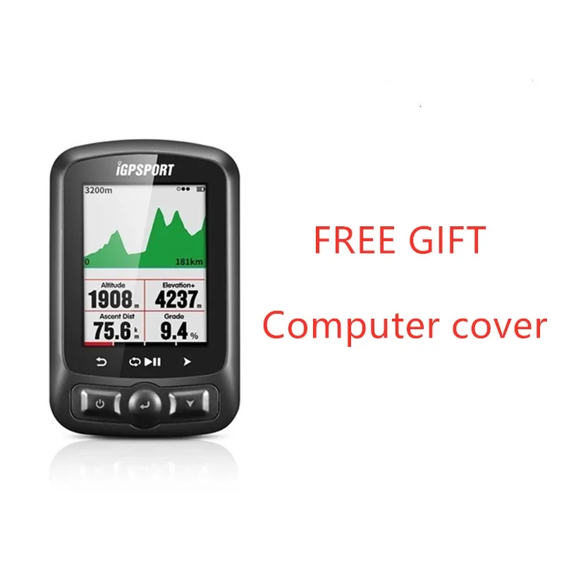 2 I gps порт IGS618 ANT+ gps компьютер Велосипед Bluetooth беспроводной секундомер водонепроницаемый датчик для мотоцикла Спидометр компьютер - Color: 2