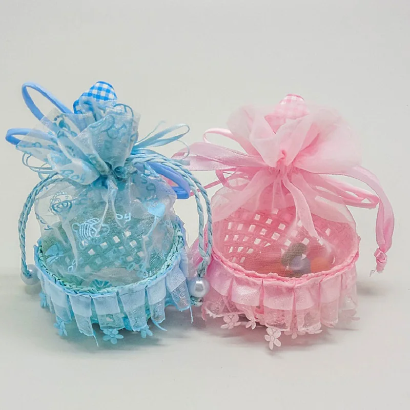 Креативная корзина для фруктов коробка конфет бумажный подарочный пакет будущей