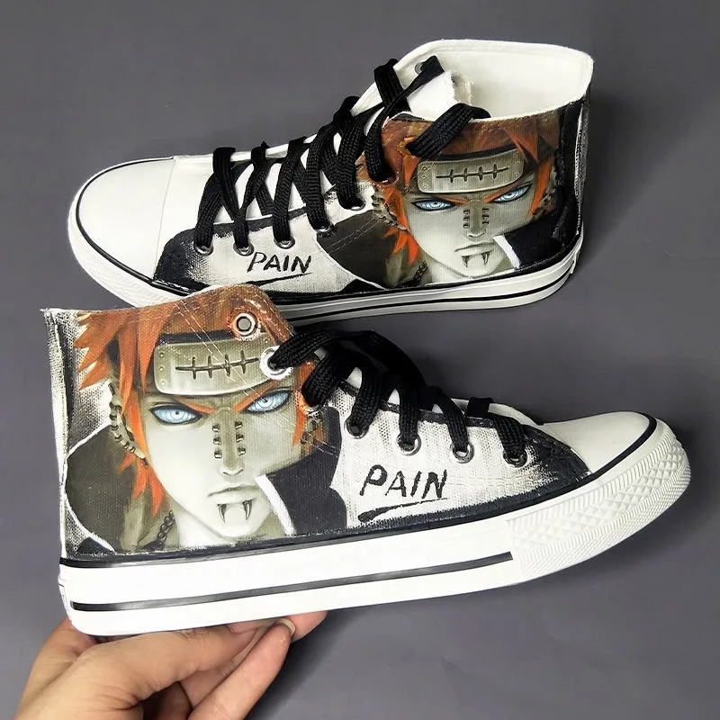 

Couples Classic Anime Canvas Shoes Fashion Sneakers for Men Women Lovers Casual Shoes Mens Running Shoes Basket Tennis Sasuke