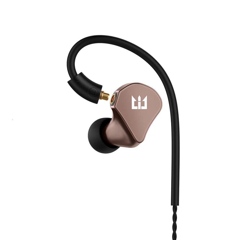TRI I4 1BA+ 1DD гибридные наушники в ухо для бега спортивные технологии HIFI ушные вкладыши с 3,5 мм MMCX