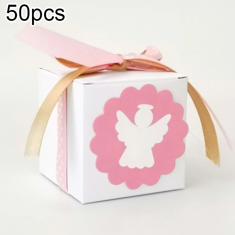 50Pcs Kraft Paper Rustic Wedding Favour Gift Boxes Sweet Candy Box For Guest Kit | Дом и сад