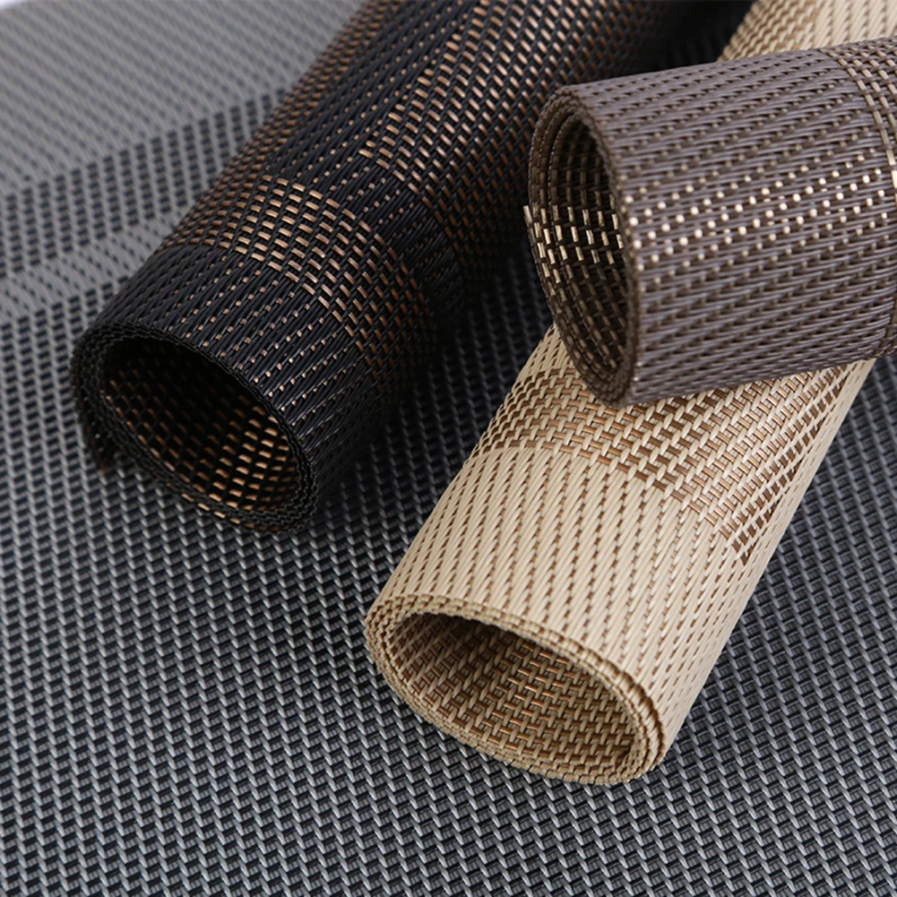 Прямоугольные экологически чистые водонепроницаемые коврики из ПВХ с защитой от