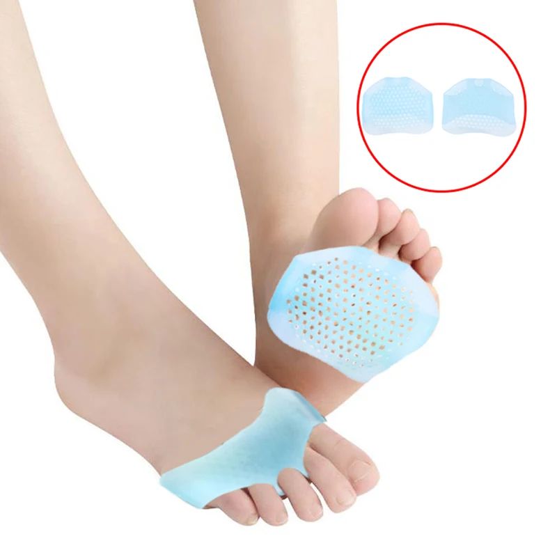 

1 пара подушечек для ног Bule Forefoot, силиконовые разделители для ног