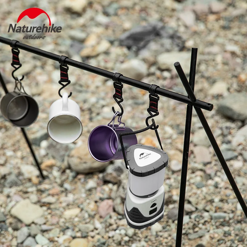 

NatureHike outdoor picnic camping rack travel hiking tripod rack hanger Aluminum Alloy Hanging Rack Load Capacity up to 8KG