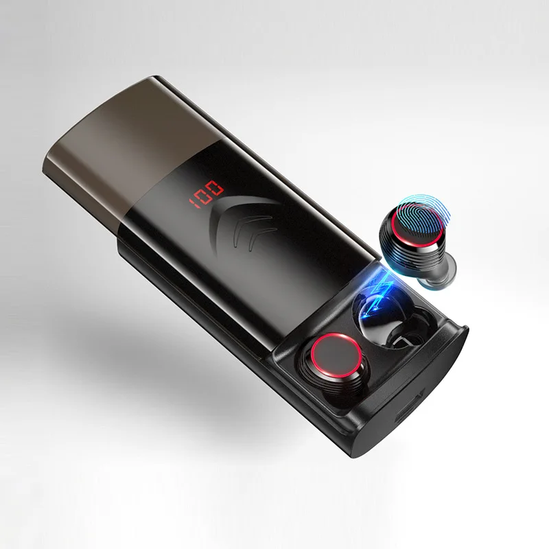 

TWS-стереонаушники с поддержкой Bluetooth 5,1 и зарядным футляром на 10000 мА · ч