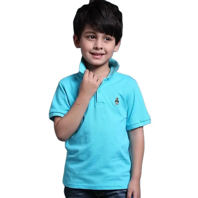 

Children T shirt for Boy Short Sleeve Casual Kids Clothes Summer Striped Cotton Boys T Shirt Height 90-165cm Boys Girls Tops