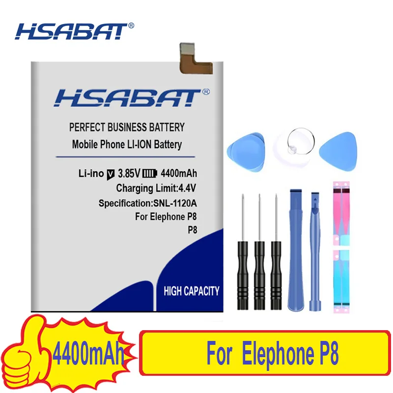 Высококачественный аккумулятор HSABAT для Elephone S7 / R9 S3 A5 P8 Max P8000 mini P9000 Lite MINI A4 M2