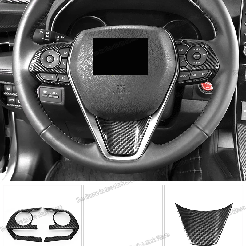 Отделка рулевого колеса из углеродного волокна Abs для toyota camry v70 70 2018 2019 2020 2021 2022