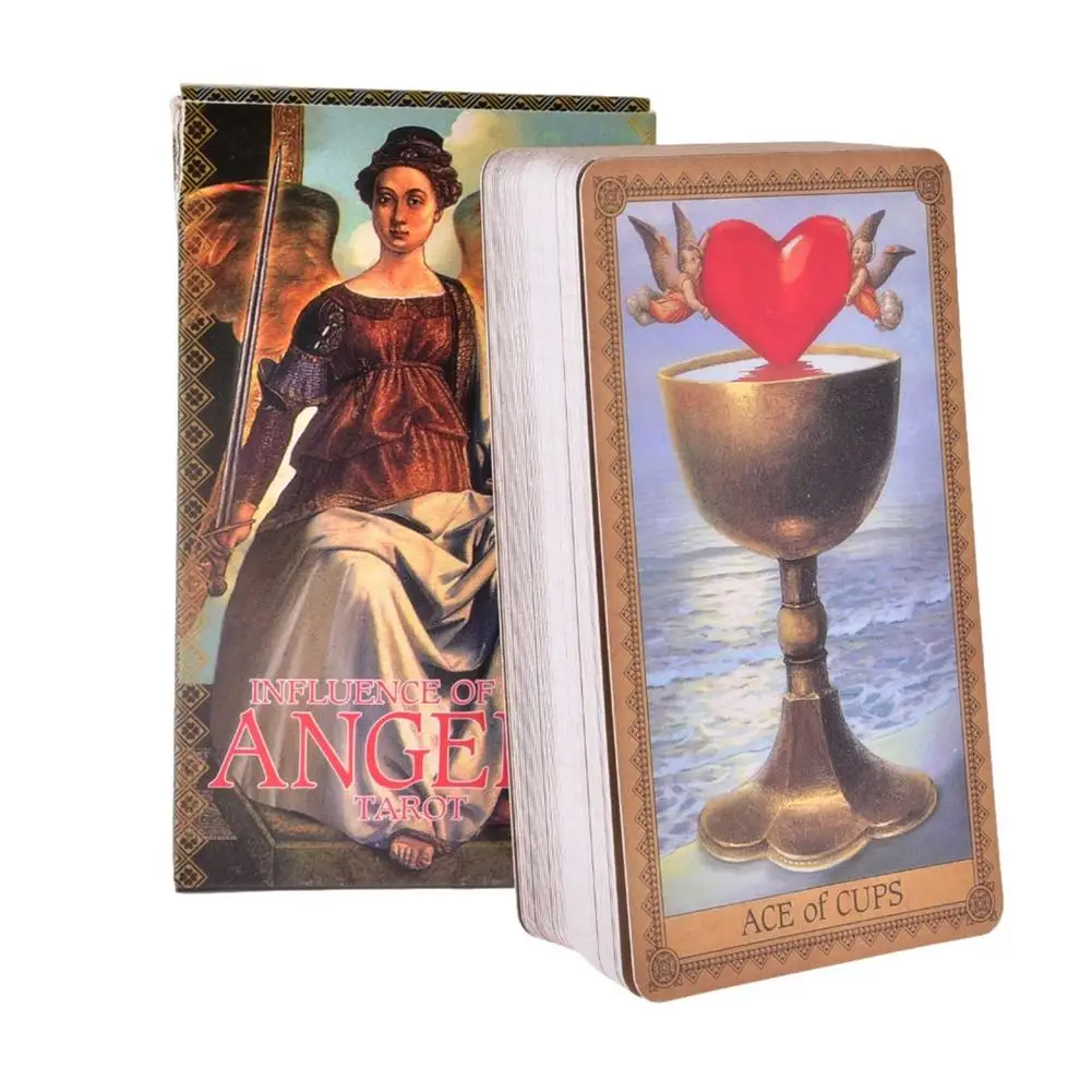 

Influence Of The Angels Tarot Card Deck Oracle 78 Cards And Guidebook Toy Board Game