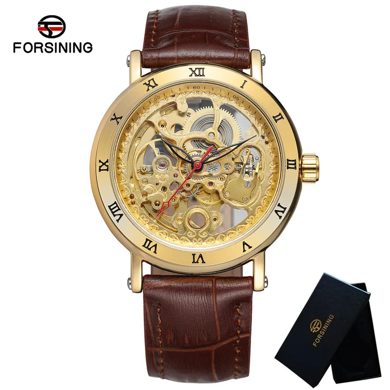 FORSINING автоматические механические мужские наручные часы военный армейский Спорт