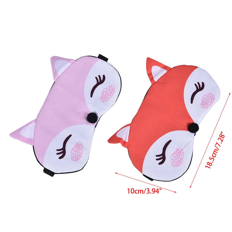 

2PCs/5Pcs Cotton Sleep Eye Mask Eyeshade Fox Eyepatch Cute Eye Cover Travel Rest Eye Band Sleeping Aid Eye Blindfolds