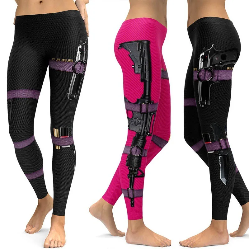 

Leggings for women large size digital printing Yoga Pants hip lifting fitness pants running sports pants Leggings for women