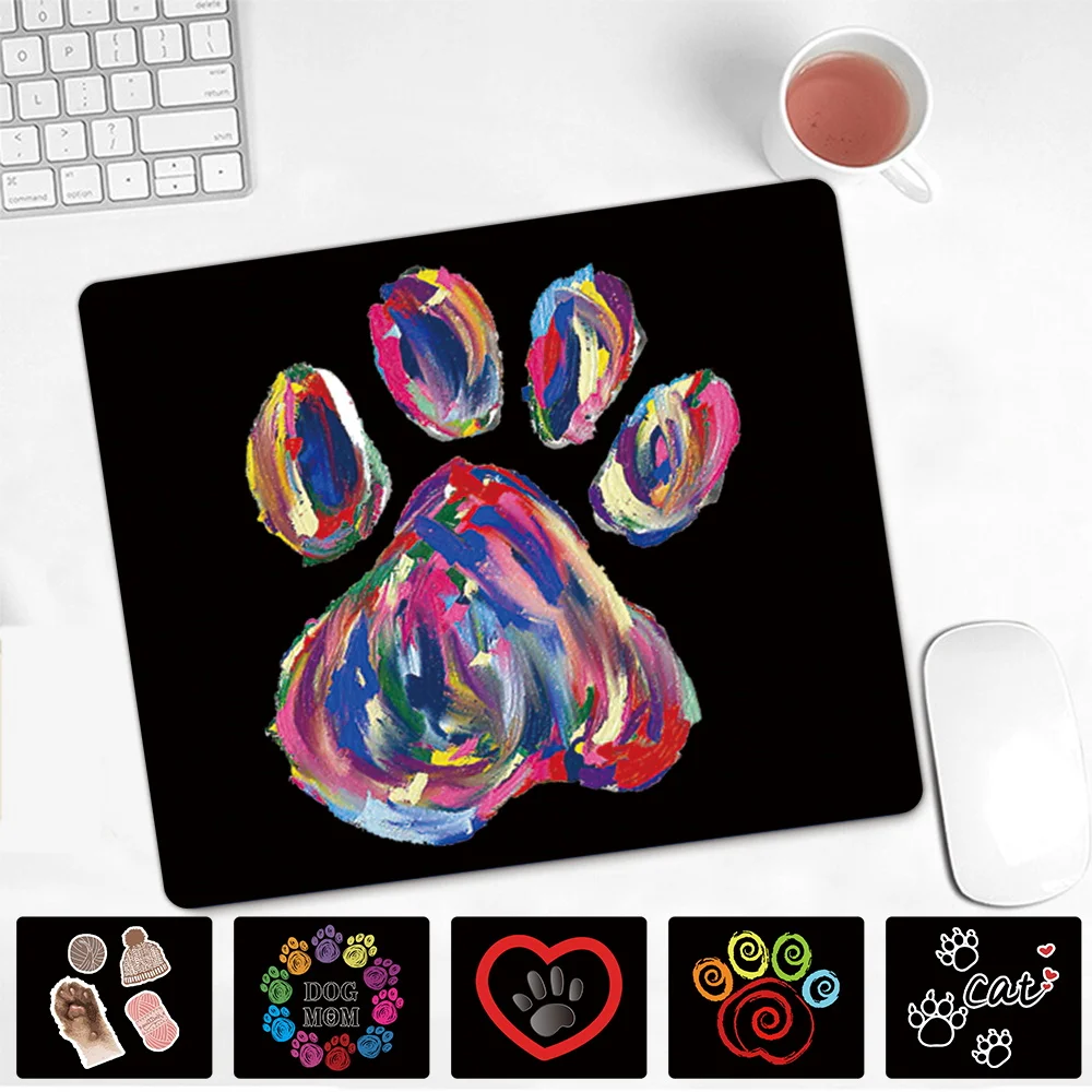 

Small Square Mouse Pad Leather PU for Gaming Office Computer PC Laptop Desk Mouse Mat Waterproof Non-slip Portable Mouse Pads