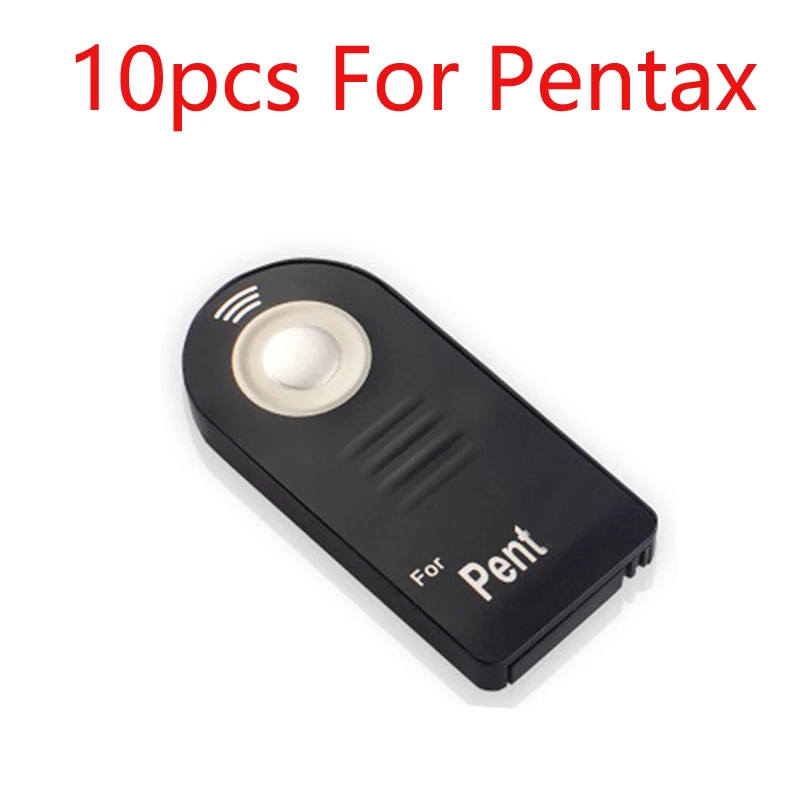 10pcs For Pentax 10/20 штук ML-L3 RC-6 ИК Беспроводной дистанционного Управление для Canon nikon sony pentax Управление; с Батарея - Цвет: 10pcs For Pentax