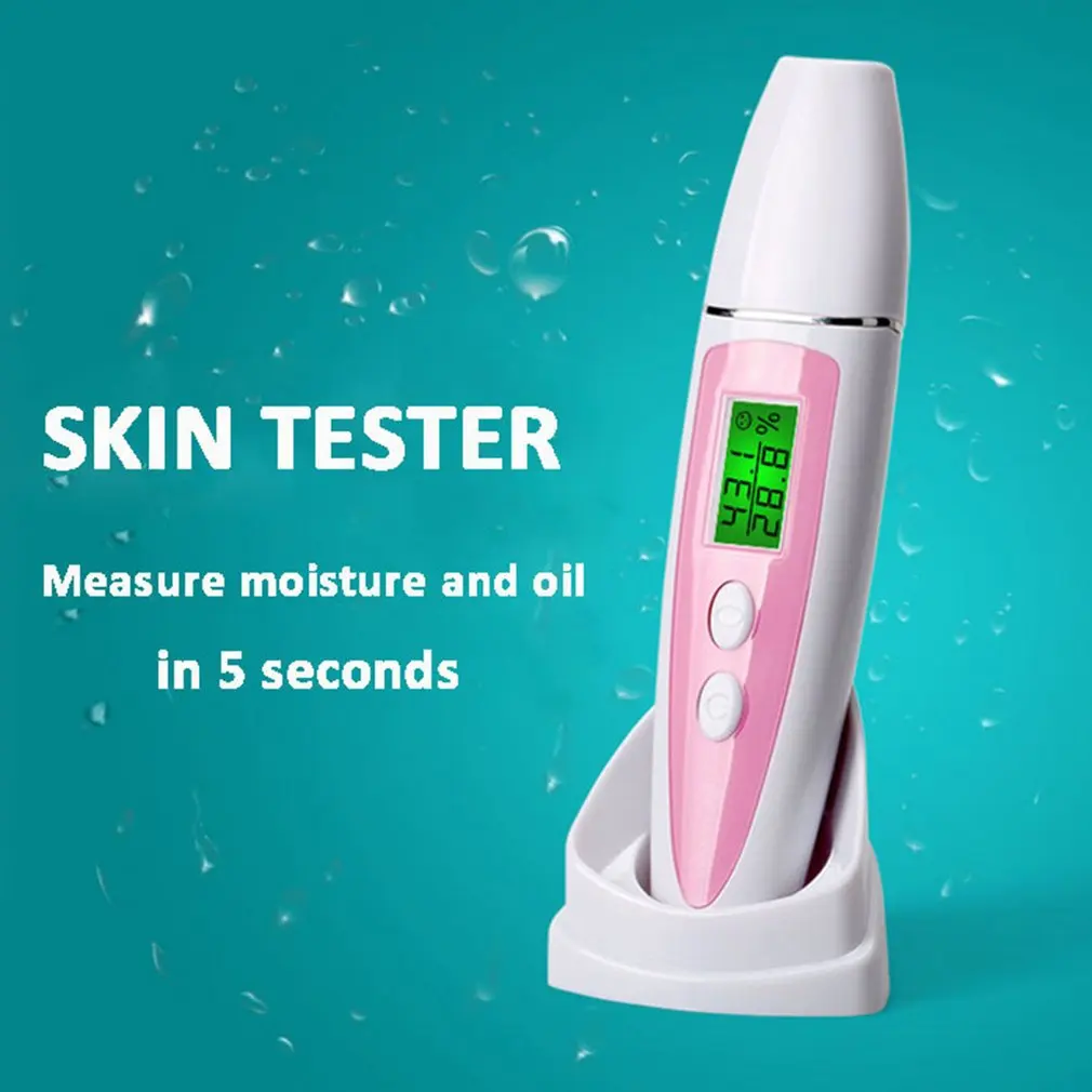 Тестер влажности кожи ручка Умный Цифровой детектор домашний портативный