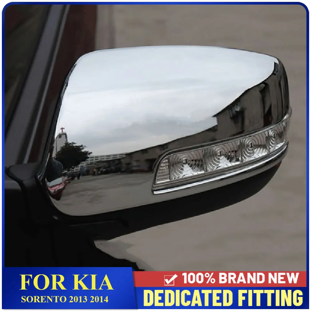

Fit For Kia Sorento 2009 to 2014 Side Door Rearview Mirror Frame Cover With Turn Light Car Styling