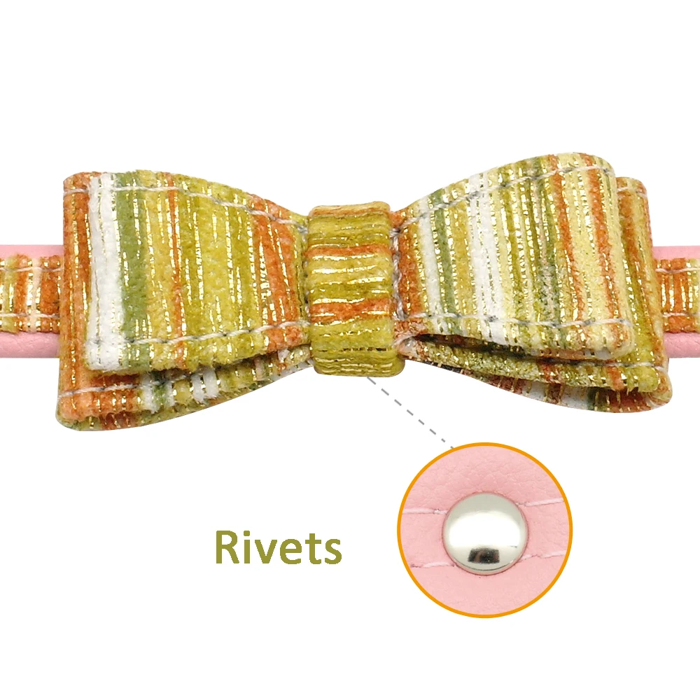 Регулируемый ошейник для собаки креативный милый питомца поводок бант кошек