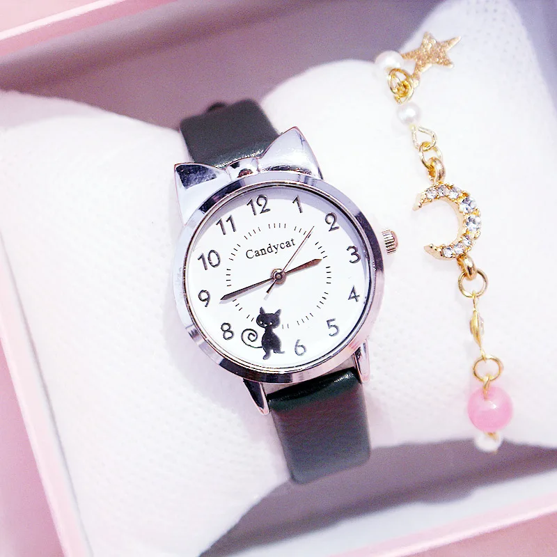 

New Arrival High Quality Cute Cat Children's Fashion Kids Watches Jelly Boys Girls Students Clock Wristwatch Relogio Kol Saati