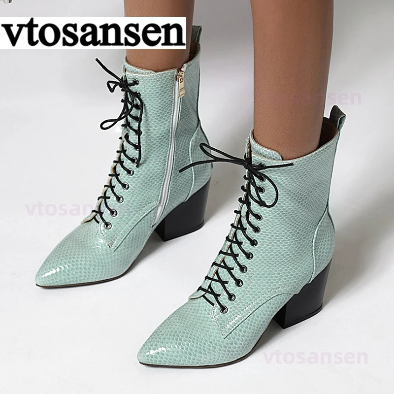 Murah Sepatu Bot Ular Ujung Lancip 2021 Sepatu Mewah Di Dalam Pergelangan Kaki Wanita Sepatu Bot Pendek Ritsleting Fashion Wanita Drop Ship Girl