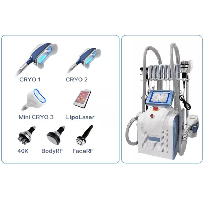 360° Portable Cavitation Fat Freezing Machine Body Slimming Weight Loss Lipolaser Anti Cellulite Dissolve Cold Therapy Massager