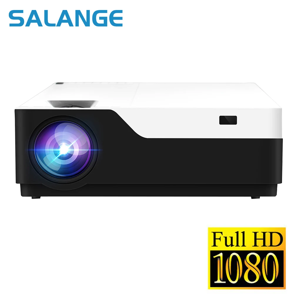 Проектор Salange Full HD 1080P светодиодный 300 дюйма для домашнего кинотеатра |